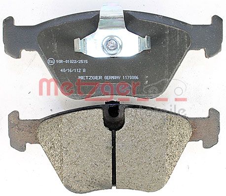 METZGER 1170086 Bremsbelagsatz, Scheibenbremse